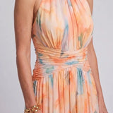 Elin | Soft Halter Midi Dress