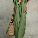 Camellia Bohemian Flowy Maxi Dress