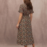 Maddie V-Neck Short Sleeve Dress