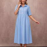Rhiona Linen Shirt Dress