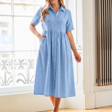 Rhiona Linen Shirt Dress