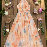 Elin | Soft Halter Midi Dress