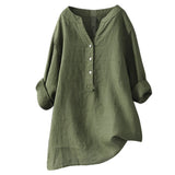 Veronique™ Elegant V-Neck Blouse
