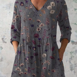 Shu Ting | Flowing V-Neck Long Blouse