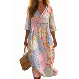 Lunessa – Floral Breeze Midi Dress