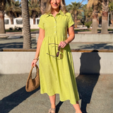Rhiona Linen Shirt Dress