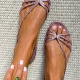 Camille™ | Golden Sandals, Summer Elegance