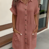 Mila | Casual Shirt Dress