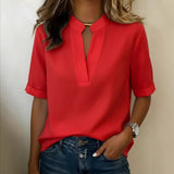 LUNVESSA | Short-Sleeved Shirt