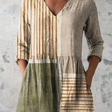 Li Wen | Flowing V-Neck Long Blouse