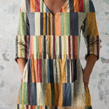 Siti | Flowing V-Neck Long Blouse