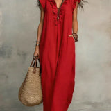 Camellia Bohemian Flowy Maxi Dress