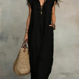 Camellia Bohemian Flowy Maxi Dress