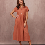 Rhiona Linen Shirt Dress
