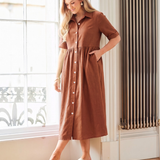 Rhiona Linen Shirt Dress