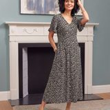 Maddie V-Neck Short Sleeve Dress
