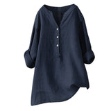 Veronique™ Elegant V-Neck Blouse