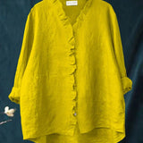 Xin | Lightweight Ruffle Blouse
