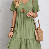 Annemarie™ - Elegant Dress with Belly Coverage