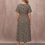 Maddie V-Neck Short Sleeve Dress