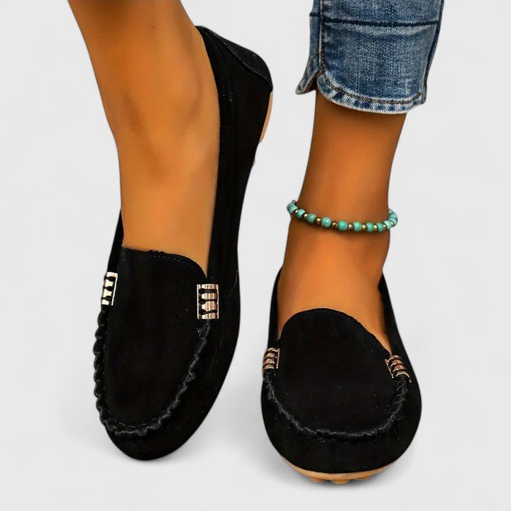 Siti | Classic Turquoise Moccasins