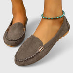Siti | Classic Turquoise Moccasins