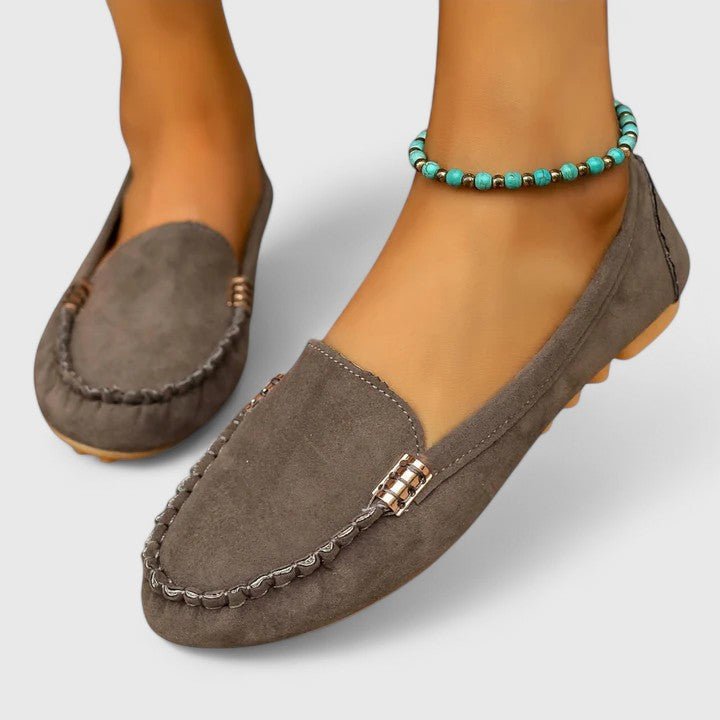 Siti | Classic Turquoise Moccasins