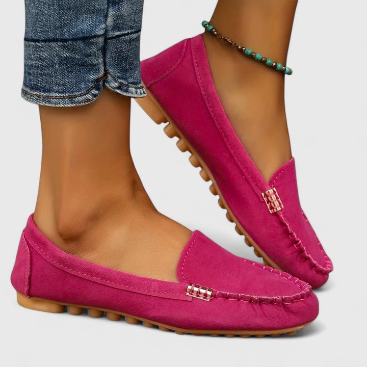 Siti | Classic Turquoise Moccasins