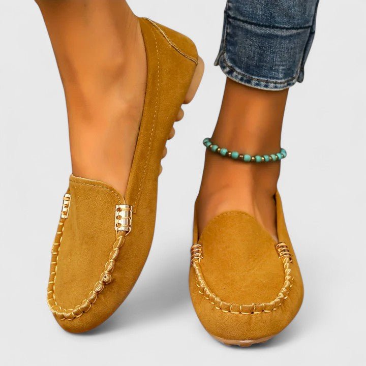 Siti | Classic Turquoise Moccasins