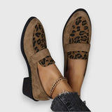 Qistina | Animal-Print Loafers