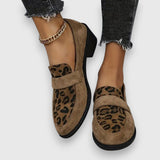 Qistina | Animal-Print Loafers