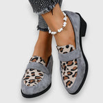 Qistina | Animal-Print Loafers