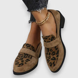 Qistina | Animal-Print Loafers