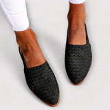 Simone | Braided Back Strap Moccasins
