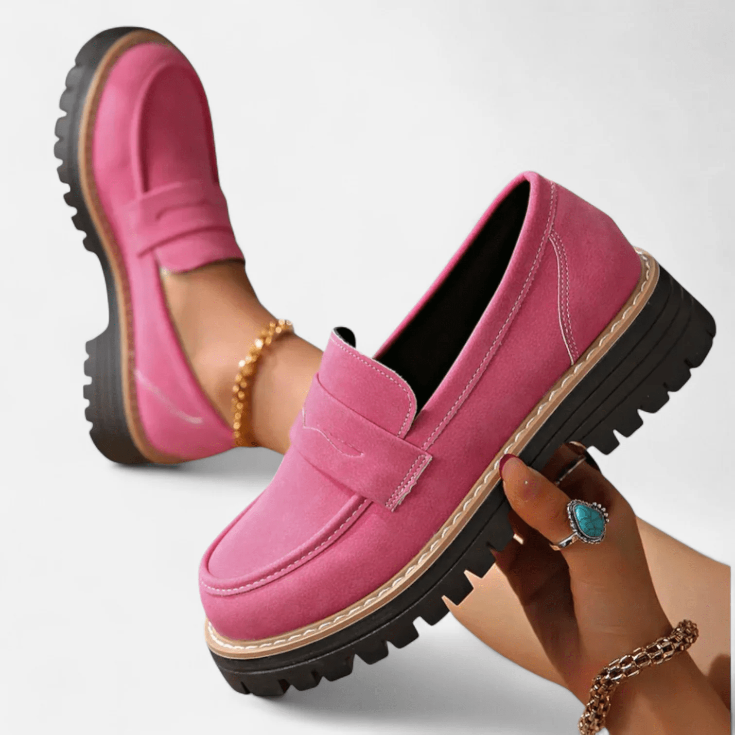 Cheryl | Classic Black Loafers
