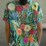 Daisy | Watercolor Floral Shirt