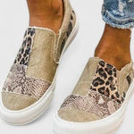 Pei Wen | Patchwork Slip-On Shoes