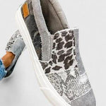 Pei Wen | Patchwork Slip-On Shoes