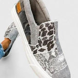 Pei Wen | Patchwork Slip-On Shoes