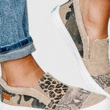 Pei Wen | Patchwork Slip-On Shoes