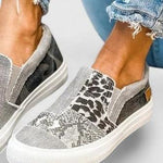 Pei Wen | Patchwork Slip-On Shoes