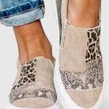 Pei Wen | Patchwork Slip-On Shoes