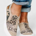 Pei Wen | Patchwork Slip-On Shoes