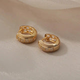 Timeless Cubic Zirconia Hoop Earrings