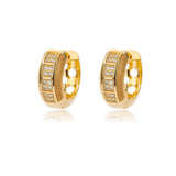 Timeless Cubic Zirconia Hoop Earrings