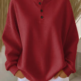 Aisyah | Textured Waffle Knit Pullover