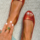Adelina™ | Comfort Chic Gold Sandals