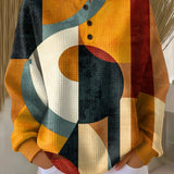 Helene | Jumper with Geometric Pattern