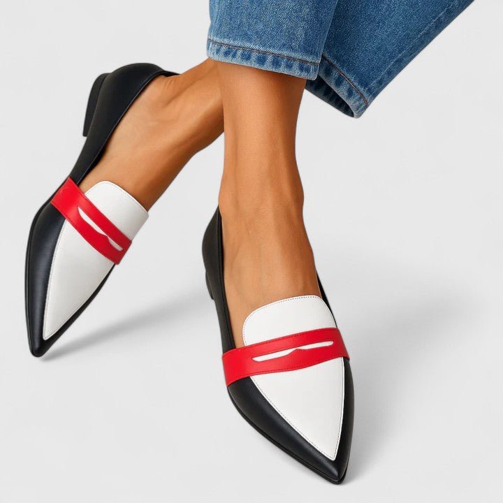 Hannah | Classic Black Loafers