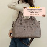Flavia's Dual-Zip | Shoulder Bag